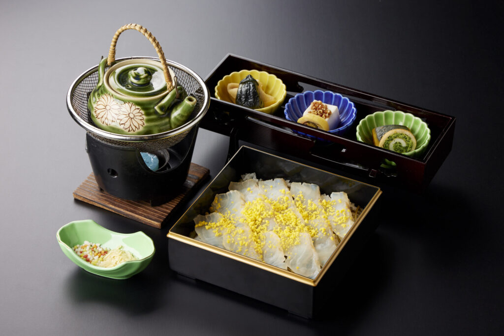 鯛の昆布締めきじ出汁茶漬け膳